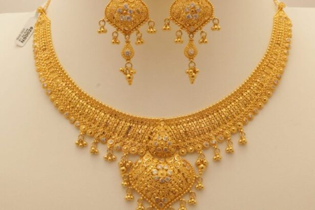 Latest Gold Necklace Set Designs With Price