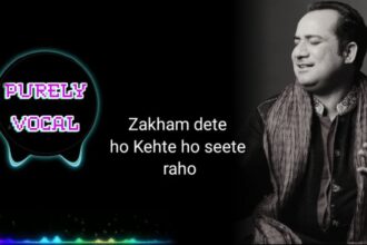 Zakhm Dete Ho Kehte Ho Seete Raho Lyrics